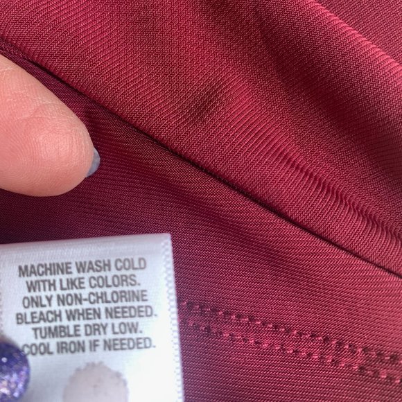 ๐ฑ 5 for $10. ROZ & ALI MAROON TUNIC SIZE WOMENS 2X - Picture 6 of 6